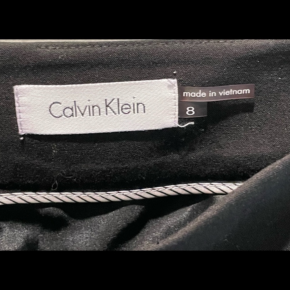 Calvin Klein black pencil skirt size 8